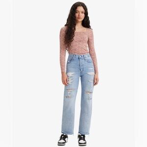 LEVI’S Ribcage Straight Ankle Jeans Size 27